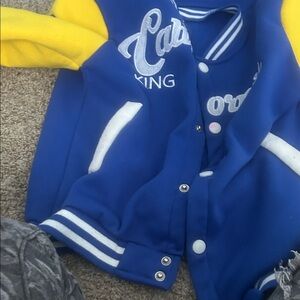 Blue and Yellow Varsity Jacket